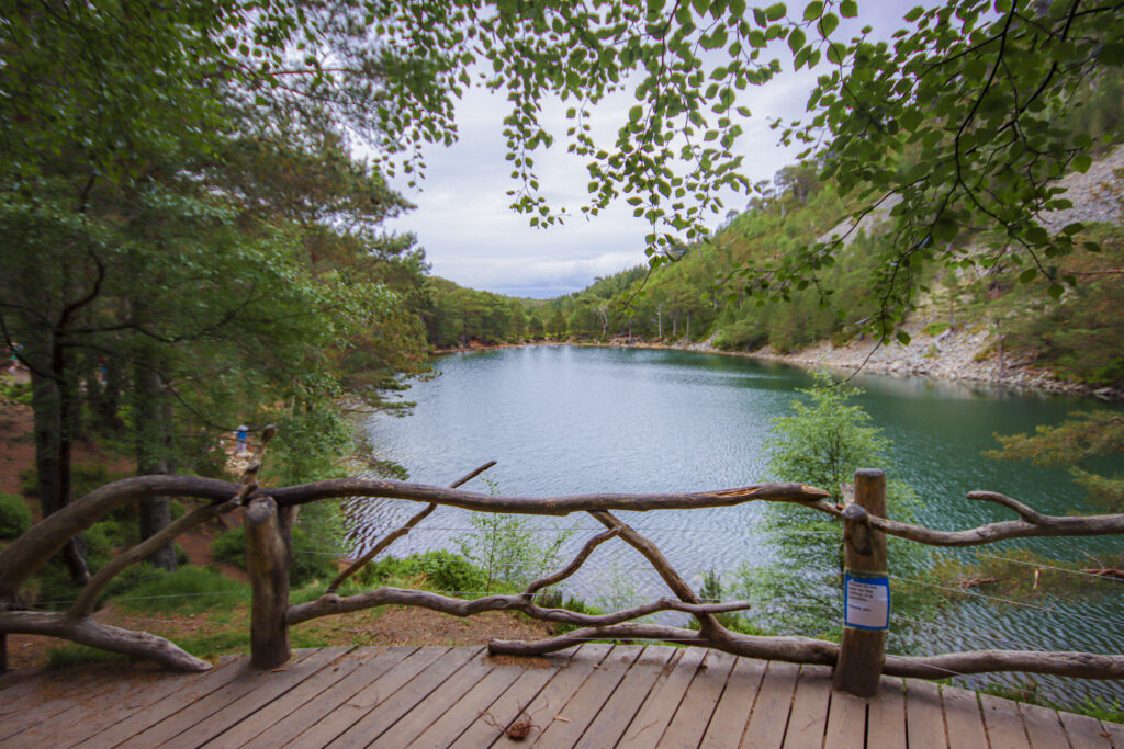 Sit and soak up the view of the deep green colour – The Green Loch