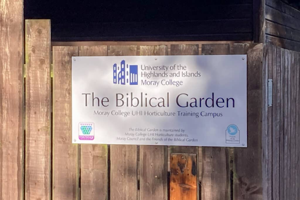 The garden is part