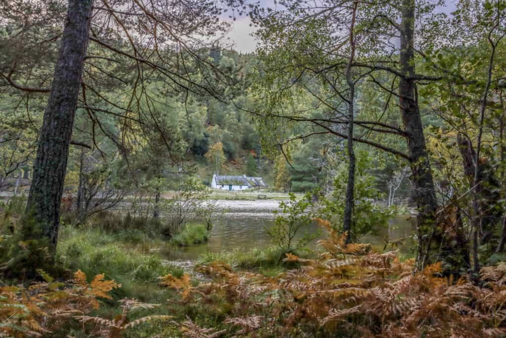 The visitor centre at Loch an Eilein
