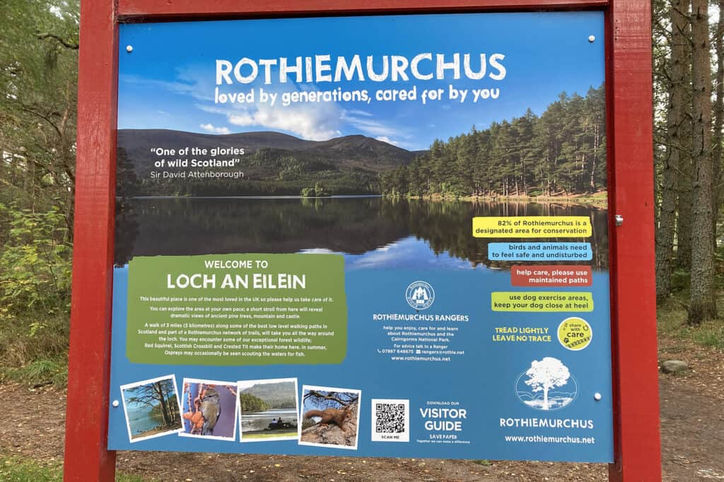 Loch an Eilein is part o the Rothiemurchus estate